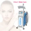 8 In1 Microdermoabrasão facial Microdermoabrasão Máquina de Limpeza De Oxigênio Mesmoterapia Gun RF Levante Rejuvenescimento Da Pele