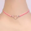 Chokers Simple Punk Neck Jewelry For Women Vintage Black Red Velvet Choker Gothic Rope Heart Necklace Chocker Torques Morr22