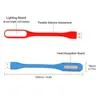 Wholesale Mini USB LED Book Light USB أدوات الصيف المرنة قابلة للطي المصباح المصباح Power Bank Computer Notebook 5V 1.2W