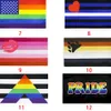 DHL LGBT18 estilos lésbicas gay bissexual transgênero semi assexual pansexual orgulho gay bandeira arco-íris bandeira batom bandeira lésbica