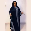 Etnik Giyim Müslüman Kadınlar Başörtüsü Elbise Arapça Abaya Afrika Dashiki Maxi Robe Eşarp Sondaj Eid Ramazan Kadın Afrika Giysileri Kaftan