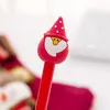 Christmas Gift Cartoon Ballpoint Pen Santa Claus Elk Gel Pen Office School Supplies 4 Styles