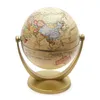 Vintage Edição Inglês Globo Mapa Do Mundo Decoração Globos da Terra com Base Geography Classroom Home Office Decoração 210318