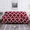Floral Impressão Stretch Sofá Elástico Tampa de Algodão Toalha Slip-resistentes para sala de estar 211116