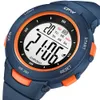 Damskie Zegarek Cyfrowy Biały Zegar Mody Alarm Stoper Bransoletka Sport Zegarek K9021 Kobiety Zegarki Sportowe LED Watch Wodoodporna G1022