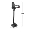 Long Arm Clamp Car Holder Mount For Iphone 13 12 11 Pro Max with Clip Strong Suction Cup Flexible 360 Degree Rotated Windshield Dashboard Soft Tube Mobile Phone Stand