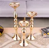 S/M/L Mermaid Candle Holders exquisite Wedding props road guide silver gold Metal candlestick European furnishings by sea GWB14912