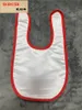 Moda FAI DA TE OEM Sublimation Blank Bib Bib Bib Fabbino per il trasferimento di calore Macchina per la stampa La sciarpa / Asciugamani Saliva