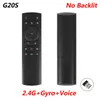 Gyroscope intelligent Air Mouse G20S Pro, rétroéclairage vocal, apprentissage IR, télécommande Google Assistant, pour X96 MAX + Android TV BOX