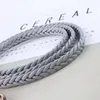 Belts Fashion Knot Leather pour les femmes Circle Buckle Thin Brand Designer Brand AD0378