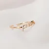 Minimalist thin Open Gold 12 Constellation Letter Finger Rings Birthday Friendship Designer Jewelry Gift For Women2091599