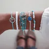 blue stone bracelet sets