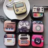 New creative tinplate coin purse mini key case retro record tape luggage pattern earphone coin storage bag DAS165