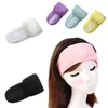 1pc Kvinnor Justerbar Hårband Makeup Handduk Hårfolie Huvudband Stretch Salon Spa Facial Headband Hair Tillbehör SH QYlyos 702 R2