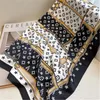 Scarves Silk Scarf for Women Fashion Foulard Satin Shawl Printed geometric pattern