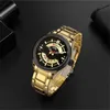 lmjli - Relogio Masculino CURREN Herrenuhren Luxus Top-Marke Herrenmode Casual Stahluhr Militär Quarz-Armbanduhr Reloj Hombres Herrenuhr