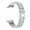 Watch Band voor Apple 38mm 40mm 42mm 44mm Metalen riem roestvrij staal Waterdichte bands 3 Rijen Diamant Kettingbanden Hoge Kwaliteit Serie 1 2 3 4 5 6