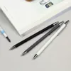 Ballpoint Pens Mechanical Pencil 2B 0.5mm High Quality Metal Superfine Penholder Painting Writing Automatic School Supplies Send 2Refill1