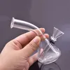 Mini Mini barato Protable Glass Bong Tubos de água Pyrex Gokah água Burner Rigs Bongos Bongos grossos Recurada de reciclagem com fumar tigela de ervas secas