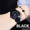 Kvinnor Mode Watch Magnet Rostfritt Stål Milan Mesh Strap Lila Diamond Klockor Tik Tok Presentklänning Högkvalitativa Vattentäta Armbandsur