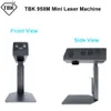 TBK958m máquina de marcação a laser auto foco móvel telefone tampa de vidro separador de quadro de vidro 2 em 1 equipamento de gravura
