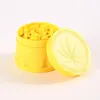 Latest 60mm Cool Colorful Plastic Smoking Dry Herb Tobacco Grind Spice Miller Grinder Crusher Grinding Chopped Hand Muller Cigarette Tool High Quality DHL Free