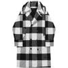 IEFB haute qualité conception coréenne manteau de laine hommes Vintage Plaid Double boutonnage épais automne hiver Long Tweed manteau 9Y9873 211122