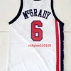 NC01 Basketball Jersey College 2000 USA Basketball Team Jersey 6 McGrady 12 Allen 5 Kidd 10 Bibby Mesh Stitched Brodery Custom Size S-5XL