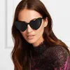 Sunglasses Love Heart Cat Eye Women Brand Designer Eyewear Vintage Anti-UV Cateye Sun Glasses Female Shades