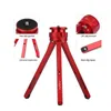 Justerbar metall Desktop Tripod Mobile Telefon SLR Camera Universal Pography Live Mini Stand Stativ Loga22