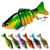 DHL Dostawa 5 Kolor 9.5 CM 15G ABS Łowienie ryb Przynęty na pstrąg basowy Multi Sooked Swimbaits Powolne tonące Bionic Pływanie Przynęty Bass Waterwater Saltwater