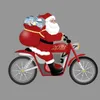 Família Natal Pingente Ornamento DIY Decor Presente Santa Claus Motocicleta Árvore de Xmas Decoração Resina Criativa Pendentes Pendurados