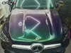 Premium Gloss Chameleon Pearl Glitter Green Purple Vinyl Car Wrap Folia z Film Powietrzu Diamentowa Naklejka Samochodowa Naklejka