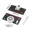 Pair Sliding Door Wheel Pulley Nylon Wheels Wardrobe Roller Cupboard Cabinet Lower Track Runners Rolling Hardware Bearing Other