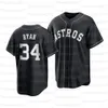 Week-end des joueurs 2021 All Black Fashion Houston Jersey Springer Alex Bregman 27 Jose Altuve Zack Greinke Maillots Justin Verlander Yuli Gurriel