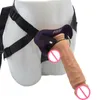 NXY Dildos Nosić Symulowane Penis Produkty Sex dla Mężczyzn i Kobiet Anal Plug Skórzane Spodnie Zabawki Ręczne Wycieranie Masturbacji Stick 0221