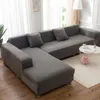 Łatwa pamięć masowa Elastyczna kanapa Pokrywa Sofa Loveseat Sofy Pokrywy do salonu Segmental Slipcover Fotel Meble Solid 24 Kolory