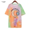 Moda Casual Camicie Top per le donne Sun Moon Pattern T-shirt Donna Estate Loose Oversize Street Style Ins Style Camicie Top 210702
