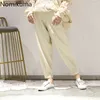 Nomikuma coreano harem calças mulheres cor sólida casual solta cintura alta pantalones feminino outono calças All-Match 3D366 210514