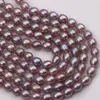 Freshwater Pearl Necklace Round Shape With Size 5-6mm Perfect Luster For Jewelry DIY Loose Strands Chains Morr22