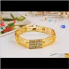Bruidsmeisje sieraden set vintage ketting armband oorbellen ringen zoals Indiase Afrikaanse Dubai 18K gouden sieraden sets Weddin Qylnbi Luckyhat