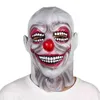 Maschera Halloween Fancy Party Latex Terrore Copricapo Strano Vestire Spaventoso Clown Malvagio Horror Densi Denti