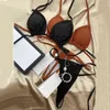 Strand Badmode Vrouw Ondergoed Merk Letter Design Kant Tule Bikini Set Sexy String Bikini Braziliaanse Badpakken Mini Micro Biquini224D