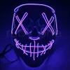 Masque d'Halloween LED Light Up Funny Masques La Purge Election Year Grand Festival Cosplay Costume Fournitures Party Mask Sea Shipping DHJ26