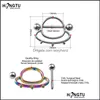 Altri gioielli per il corpo Hongtu 2pc anelli unici per capezzoli UFO Schermo in acciaio inossidabile scudo alieno bar adt giocattolo sexy piercing 14g drop dropselenge 202