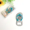 50PCS Printing LOGO Flip Flop Bottle Opener Personalized Wedding Favors Sandal Beer Openers in Gift Box