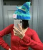 Niche Rabbit Ears Knitted Wool Hats Cat Ears Face Small Couples Warm Fashion Accessories