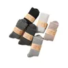 Men's Socks 3 Pairs Man Winter Thick Wool Male Tube Terry Solid Color Super Snow Woolen Warm Mens Stocking