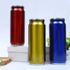 Fashion High Quality Beverage Can Insulation With Straw Thermos Garrafa Termica Stainless Steel Water Bottle 300/500ml 210809