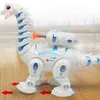 Intelligent Robot Dinosaur Toy Montessori Intelligent Remote Control Walking Educational Toys For Kids And Boys Children Gift G1224